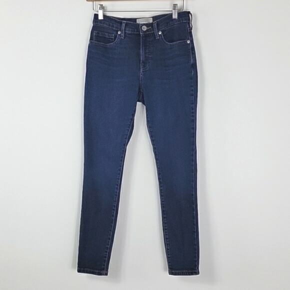 Everlane Ankle Cropped Mid-Rise Blue Denim Jeans 27 - Picture 2 of 12